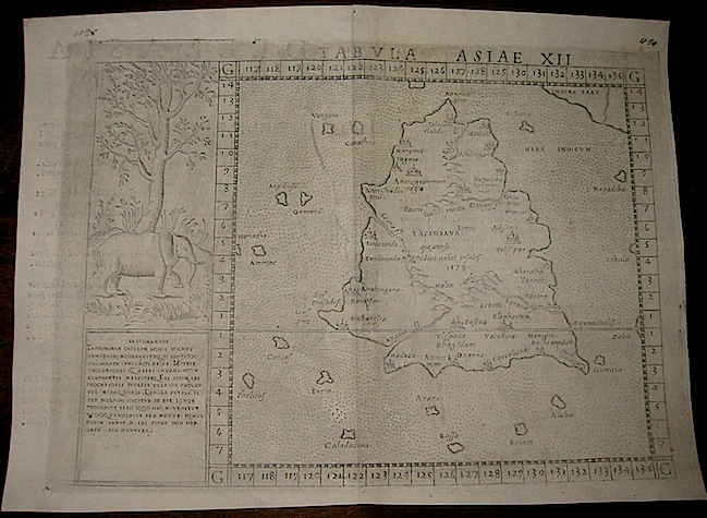 Ruscelli Girolamo (1504-1566) Tabula Asiae XII 1574 Venezia 